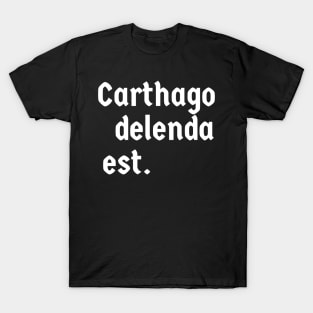 Carthago Delenda Est  Distressed vintage T-Shirt